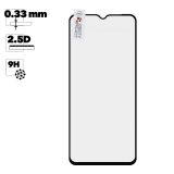 Защитное стекло LP для Realme C35 Thin Frame Full Glue с рамкой 0,33 мм 2,5D 9H (черное)