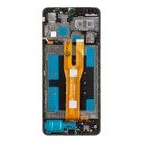 Дисплей (экран) в сборе с тачскрином для Samsung Galaxy A06 SM-A065 черный с рамкой (Premium LCD)