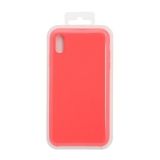 Силиконовый чехол для iPhone Xs Max "Silicone Case" (коралловый, блистер) 29