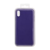 Силиконовый чехол для iPhone Xs Max "Silicone Case" (фиолетовый, блистер) 45
