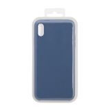 Силиконовый чехол для iPhone Xs Max "Silicone Case" (темно-синий, блистер) 20
