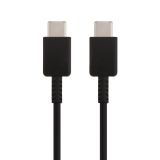 USB-С Дата-кабель для Samsung USB Type-C to USB Type-C 3A Fast Charging Cable (черный/коробка)