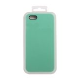 Силиконовый чехол для iPhone 5/5S/5SE  Silicone Case (тиффани, блистер) 50