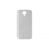 Задняя крышка аккумулятора для Samsung Galaxy S4 i9500 серебристая глянцевая