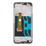 Дисплей (экран) в сборе с тачскрином для Realme C25y (RMX3269) черный с рамкой (Premium LCD)