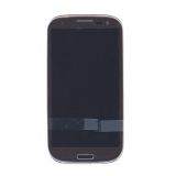 Дисплей (экран) в сборе с тачскрином для Samsung Galaxy S3 GT-I9300 коричневый с рамкой