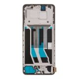 Дисплей (экран) в сборе с тачскрином для Realme 12 4G (RMX3871) черный с рамкой (OLED) 