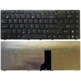 Клавиатура для ноутбука Asus UL30 K42 K43 черная с черной рамкой