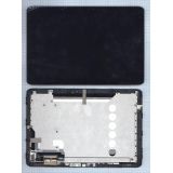 Дисплей (экран) в сборе с тачскрином для Acer Iconia Tab A510, A511 черный с рамкой