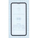 Защитное стекло для iPhone XS Max черное 4D