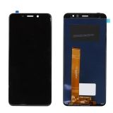 Дисплей (экран) в сборе с тачскрином для Meizu M6s черный (Premium LCD)