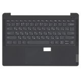 Клавиатура (топ-панель) для ноутбука Lenovo IdeaPad 5 Pro-14ITL6 черная с черным топкейсом