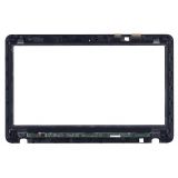 Экран в сборе (матрица + тачскрин) для Asus UX560UA FHD черный с рамкой