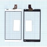 Сенсорное стекло (тачскрин) для Sony Xperia ZL (C6503) белое