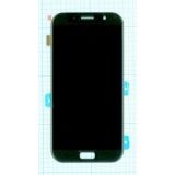 Дисплей (экран) в сборе с тачскрином для Samsung Galaxy A7 (2017) SM-A720F черный (Premium LCD)