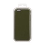 Силиконовый чехол для iPhone 6/6S Silicone Case (темно-зеленый, блистер) 48