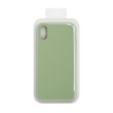 Силиконовый чехол для iPhone X/Xs "Silicone Case" (зеленый, блистер) 1