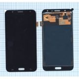 Дисплей (экран) в сборе с тачскрином для Samsung Galaxy J7 SM-J700F черный (TFT-совместимый с регулировкой яркости)