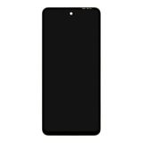 Дисплей (экран) в сборе с тачскрином для Infinix Smart 8 (X6525) черный с рамкой (Premium LCD)