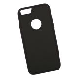Защитная крышка "LP" для iPhone 6 Plus/6s Plus "Термо-радуга" черная-голубая (европакет)