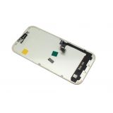 Дисплей (экран) в сборе с тачскрином для iPhone 16 Pro черный hard oled