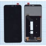 Дисплей (экран) в сборе с тачскрином для Xiaomi Redmi 5 Plus черный (Premium LCD)