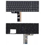 Клавиатура для ноутбука Lenovo IdeaPad 3-15ARE05 черная с подсветкой