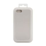 Силиконовый чехол для iPhone 8/7 Silicone Case (светло-серый, блистер)
