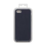 Силиконовый чехол для iPhone 8/7 Silicone Case (темно-синий, блистер)