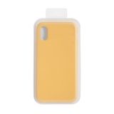 Силиконовый чехол для iPhone X/Xs "Silicone Case" (желтый, блистер)