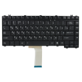 Клавиатура для ноутбука Toshiba Satellite A300, M300, L300, M500, M505 черная, плоский Enter