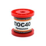 Припой-катушка ПОС-40 без канифоли,  диам. 1,5 мм, 100 гр
