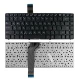 Клавиатура для ноутбука Asus K45, U46, U44, U43F черная без рамки