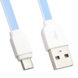USB кабель LDNIO XS-07 разъем Micro USB плоский синий, коробка