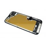 Дисплей (экран) в сборе с тачскрином для iPhone 15 (A3090) черный Soft OLED, Full HD