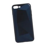 Защитная крышка "LP" для iPhone 7 Plus/8 Plus "Diamond Glass Case" (синий бриллиант/коробка)