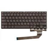 Клавиатура для ноутбука Asus ZenBook Flip S UX370UA черная с подсветкой