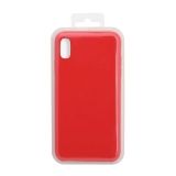 Силиконовый чехол для iPhone Xs Max"Silicone Case" (красный, блистер)