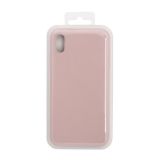 Силиконовый чехол для iPhone Xs Max"Silicone Case" (пыльно-розовый, блистер)
