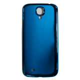 Задняя крышка аккумулятора для Samsung Galaxy S4 i9500  голубая глянцевая