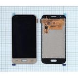 Дисплей (экран) в сборе с тачскрином для Samsung Galaxy J1 mini SM-J105H золотистый