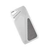 Защитная крышка для iPhone 5/5s/SE "CaseMachine" вставка Carbon (серебряная)