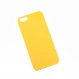 Защитная крышка для iPhone 5/5s/SE "ETERNO" 0,3 мм. + защитная пленка (желтая)