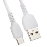 USB кабель HOCO X13 Easy Charging Type-C Charging Cable L=1M белый