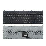 Клавиатура для ноутбука DNS C5500, W765K, W76T черная с рамкой