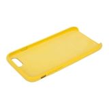 Защитная крышка для iPhone 8/7 Leather Сase кожаная (желтая, коробка)
