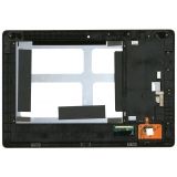 Дисплей (экран) в сборе (матрица HJ101IA-01I + сенсор) для Lenovo IdeaTab S6000 с рамкой черный