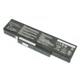 Аккумуляторная батарея (аккумулятор) для ноутбука Asus A72 K72 K73 N73 X73 X77 черная 10,8V 48Wh Premium