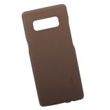 Защитная крышка G-Case для Samsung Note 8 Noble Series кожа, коричневая