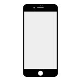 Стекло для переклейки iPhone 7 Plus, 8 Plus (черное)
